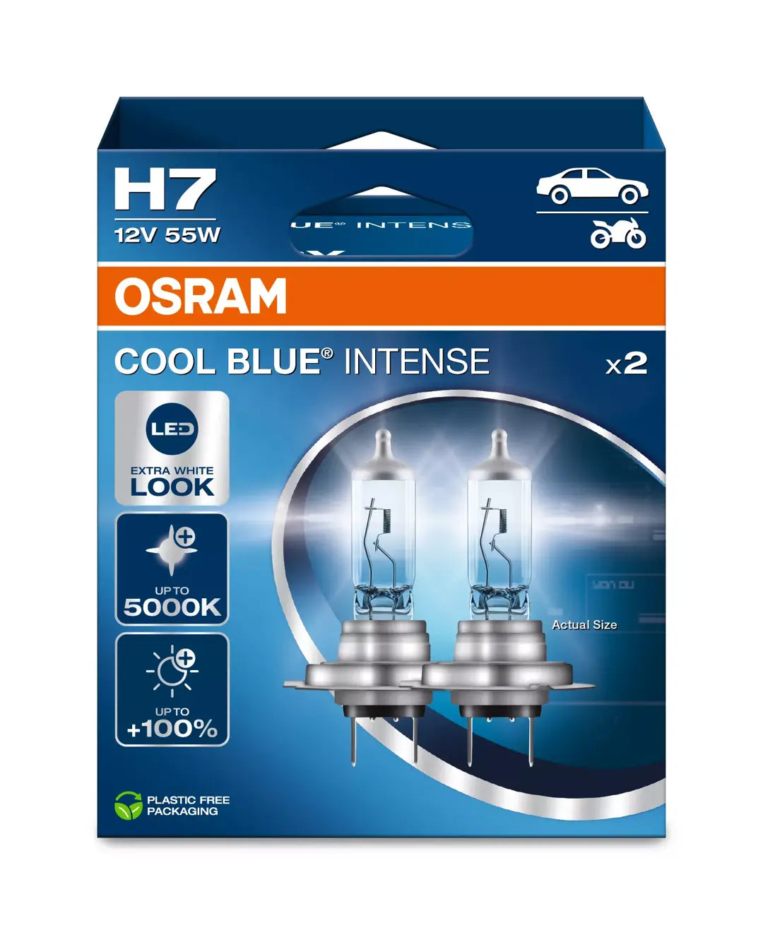 OsramCoolBlueIntense(NEXTGEN)H7halogenbulbs|64210CBN-2HB