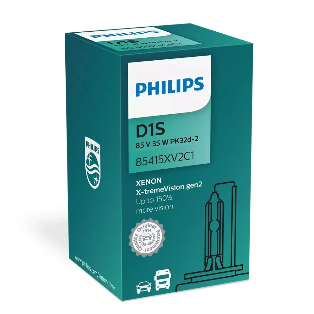 Philips X-tremeVision +150% Gen2 D1S xenon bulb | high light output | 85415XV2C1