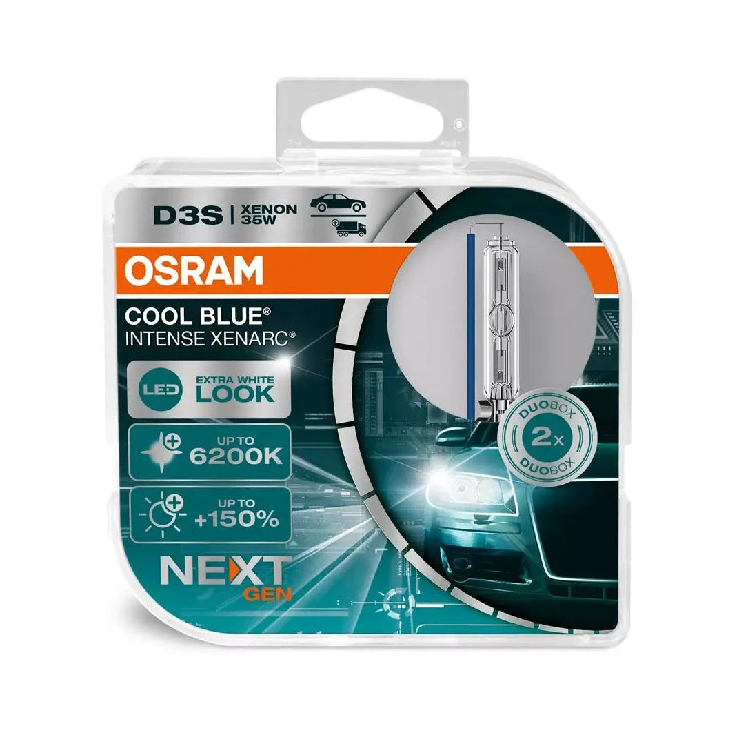 Osram 66340CBN-HCB D3S HID xenon bulb high output white color 2 pack